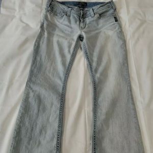NICE Silver Pioneer jeans! Bootcut. Stretch 32/33